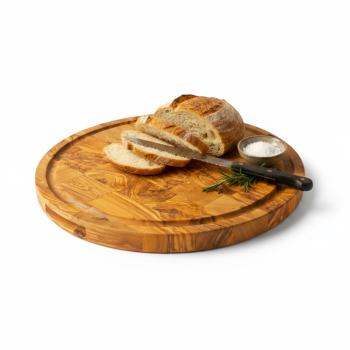 Round Olive Wood Chopping Board – Various Sizes - Image 5